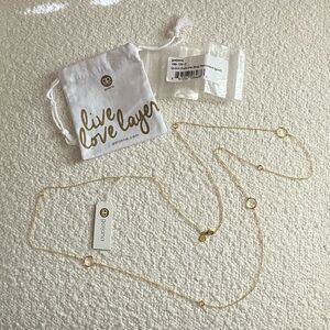 Gorjana Gold Quinn Delicate Wrap Long Necklace - NEW, NEVER WORN